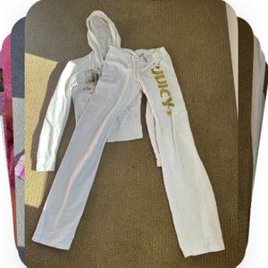 Vintage Cream Juicy Couture Cotton Tracksuit